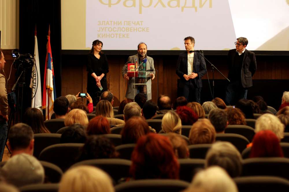1.3. Asghar Farhadi dobija Zlatni pečat Kinoteke