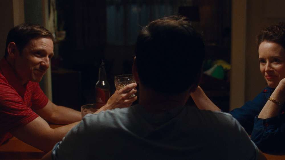 Jamie Bell and Claire Foy in ALL OF US STRANGERS. Photo Courtesy of Searchlight Pictures. © 2023 Searchlight Pictures All Rights Reserved.